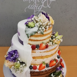 Semi Cake Hochzeitstorte